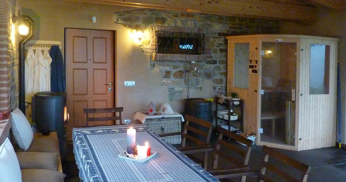 Zona wellness in villa privata