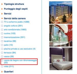 Come essere tra i primi posti di Booking? Offri servizi idromassaggio