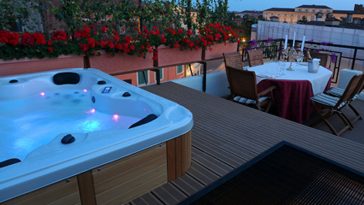 Cena romantica a lume di candela