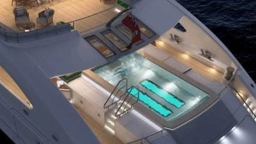 Cascata emozionale yacht