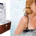 Minipiscina Loveseat per romantici idromassaggi di coppia