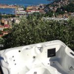 Minipiscine a sfioro per case con terrazze panoramiche