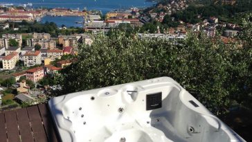 Minipiscine a sfioro per case con terrazze panoramiche