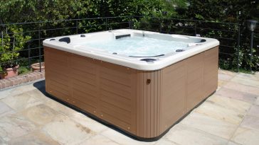 Minipiscina idromassaggio terrazza