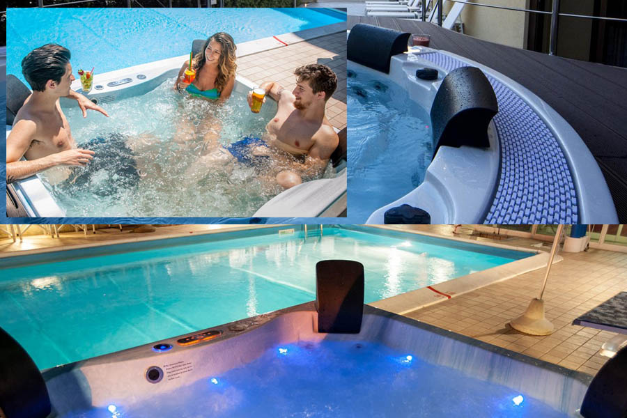 I comodissimi poggiatesta ergonomici già di serie su questo modello, ti consentono un maggiore relax e un’esperienza idromassagio completa