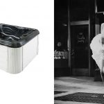 Minipiscina colore bianco nero