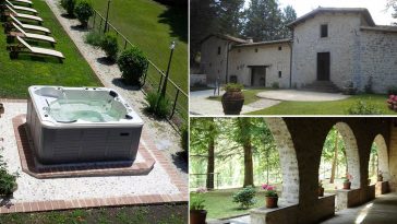 Minipiscina da esterno ex convento capuccini