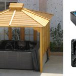 Minipiscina da esterno per gazebo
