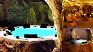 Minipiscine in grotte di sale