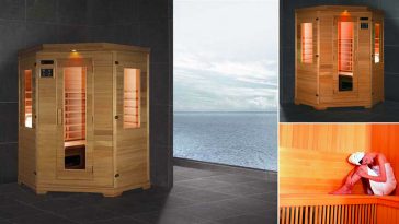 Sauna infrarossi da parete a basso consumo