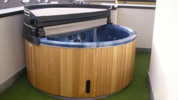 Minipiscine per balconi di forma rotonda