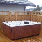 Minipiscina idromassaggio in balconata a Dobbiaco (BZ)