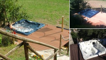 Minipiscina incasso piattaforme