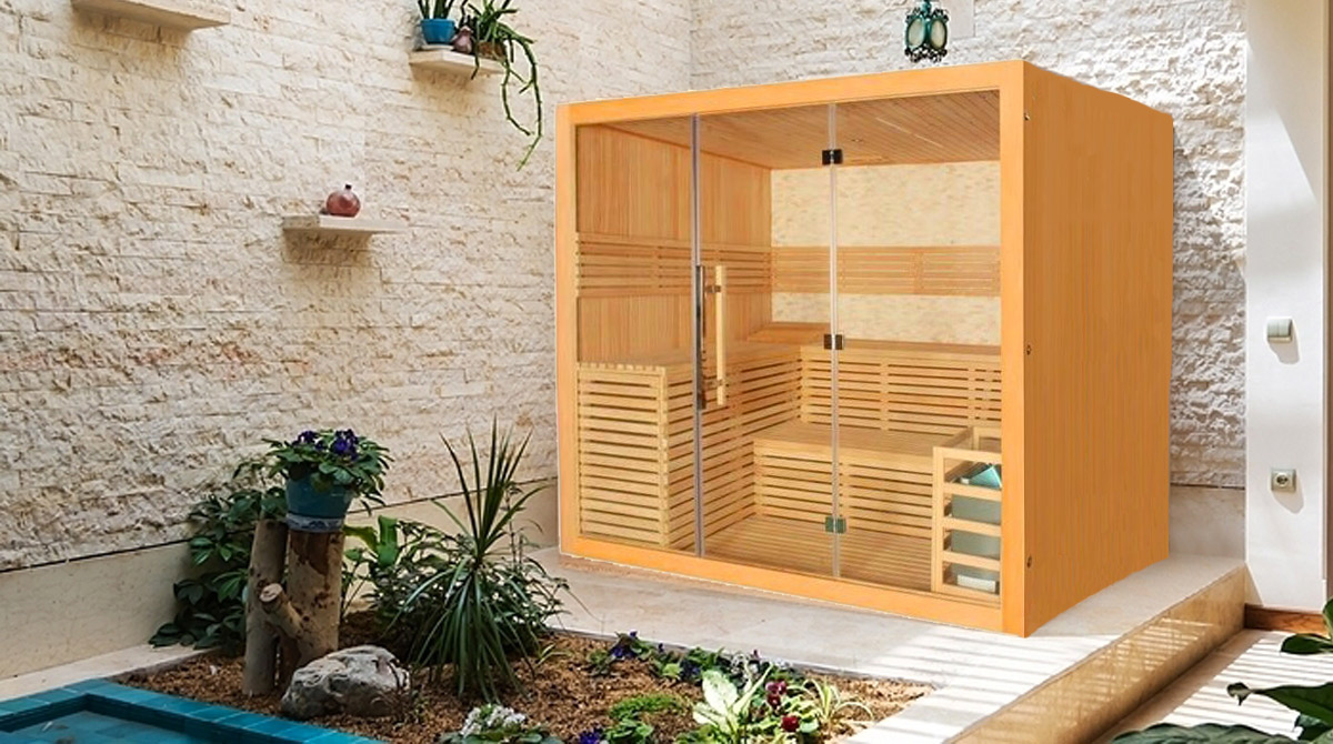 Sauna finlandese 100 °C interni sconto 25%