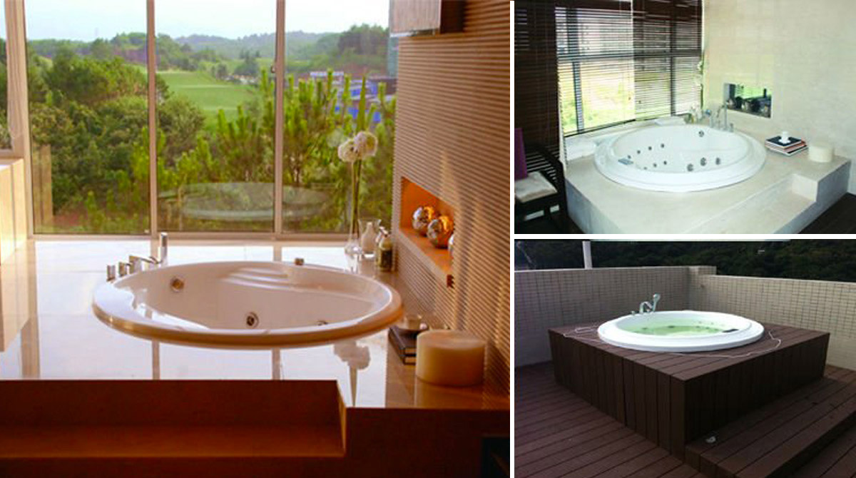 Idromassaggio semi incasso bagni