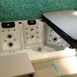 Minipiscina al posto di vasca idromassaggio