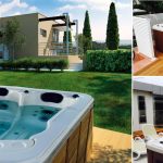 Minipiscina idromassaggio da esterno scocca PVC