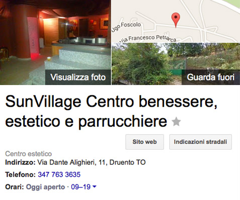 SunVillage, via Dante Alighieri, 11, Druento, Torino http://www.sunvillage.it/