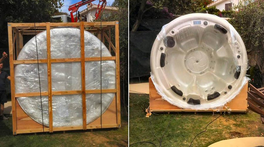 Consegna Mini Piscina
