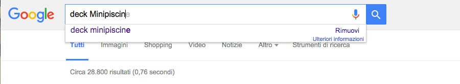 google deck minipiscine