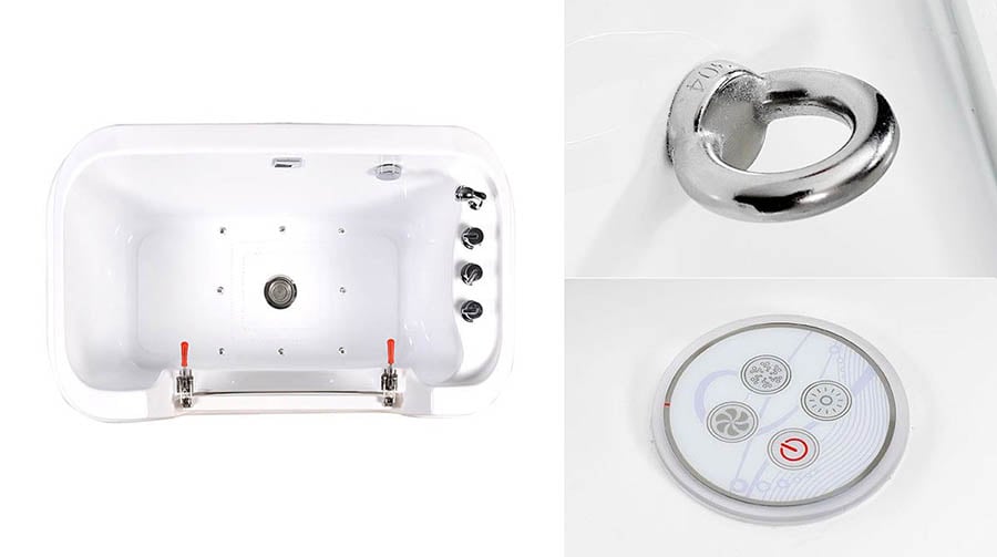 BL-581 pet spa panoramica vasca