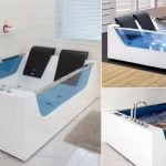 Vasca idromassaggio bi posto soggiorno bagno piccolo
