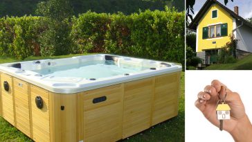 Minipiscina idromassaggio casa vacanza