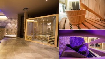 Sauna finlandese da interno per 2 persone