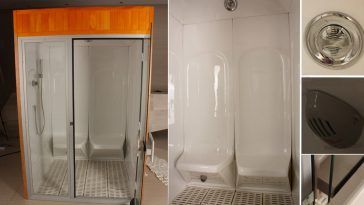 Bagno turco due posti pronto per l'uso