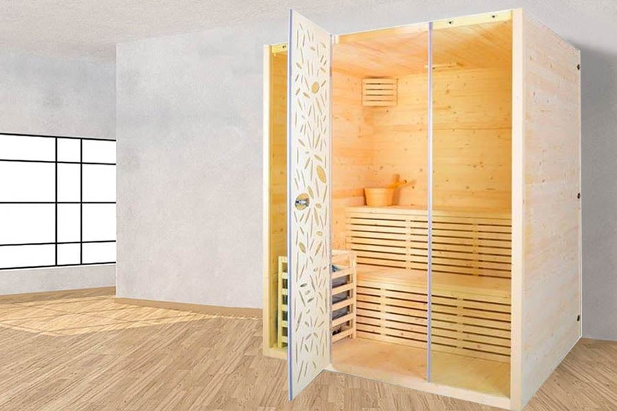 Sauna finlandese in appartamento