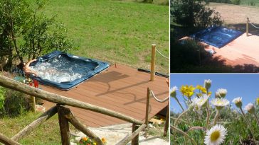 Minipiscina idromassaggio outdoor