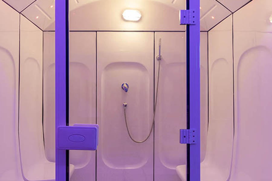 Doccia a soffietto bagno turco