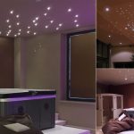 Minipiscina in camera soffitto stellato
