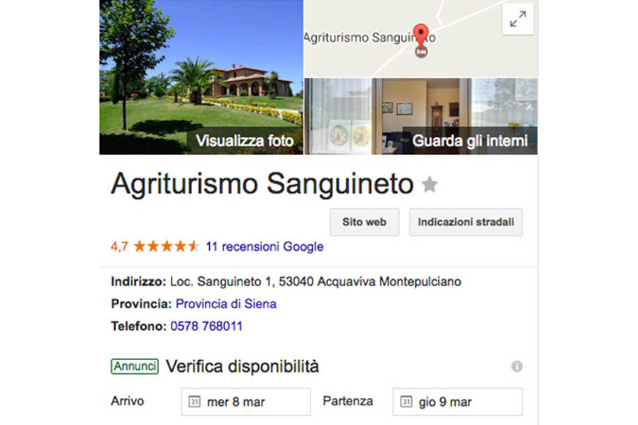 Agriturismo Sanguineto