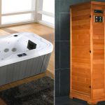 Egoista del benessere minipiscina monoposto sauna monoposto