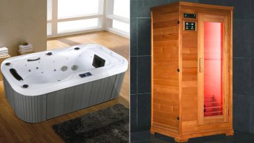 Egoista del benessere minipiscina monoposto sauna monoposto