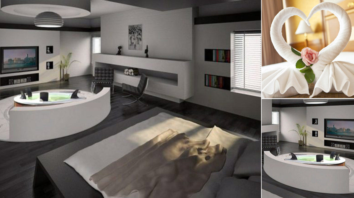 minipiscina idromassaggio in junior suite
