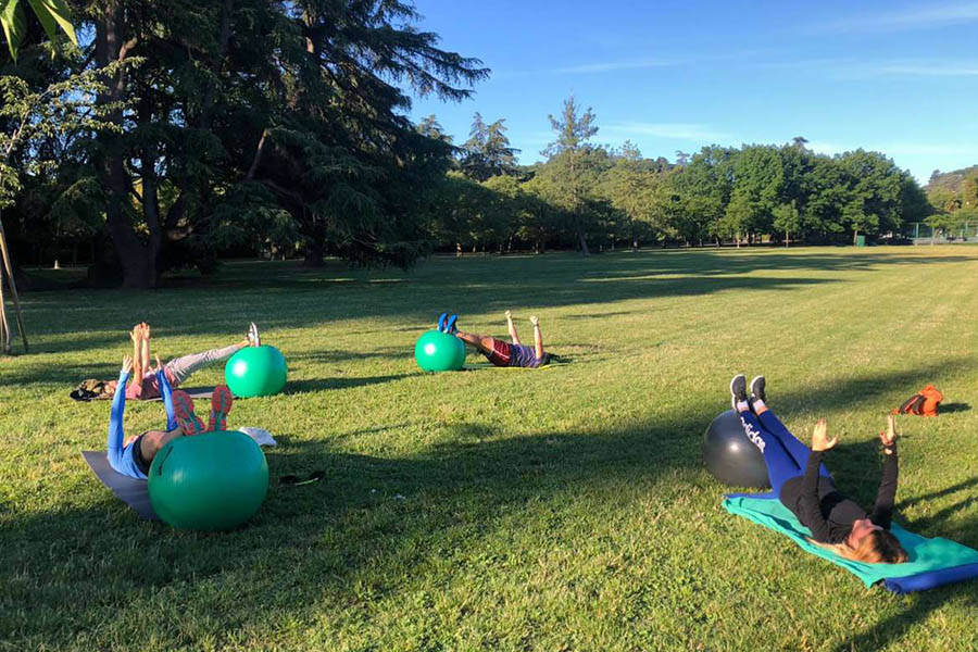 pilates open air