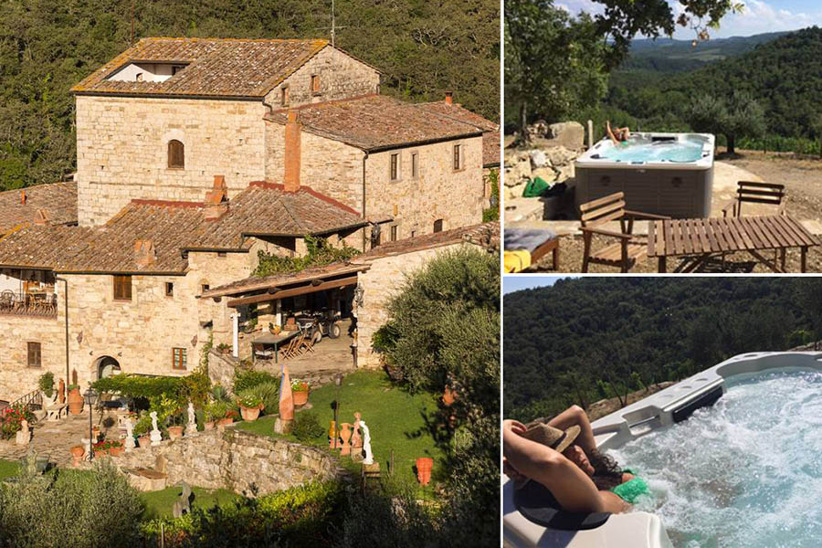BL-808 minipiscina idromassaggio-relax in agriturismo Monteraponi