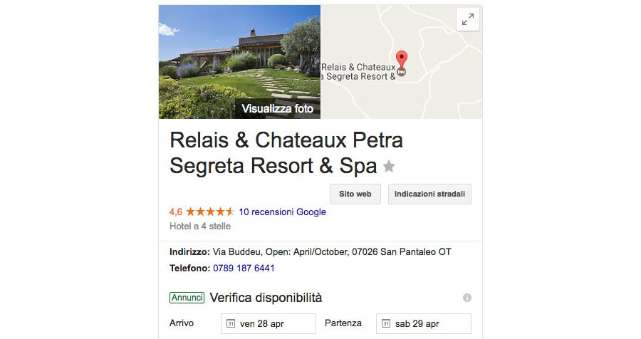 Petra Segreta dettagli