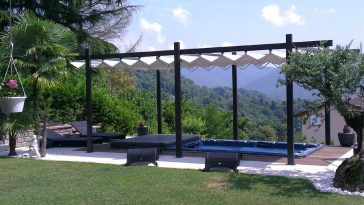 Minipiscina da esterno per Ville di Colline