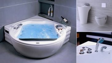 Abitare il bagno con una vasca idromassaggio
