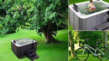 Giornata della bicicletta minipiscina acqua-bike