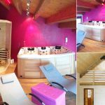 Sauna e minipiscina in mezzanino