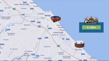 Mappa stabilimenti balneari con minipiscina