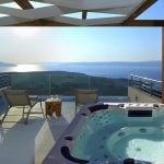 MiniPiscina nel tuo terrazzo alba in una foto