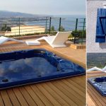 Minipiscina blue notte nella tua terrazza prendisole