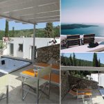 Minipiscina per casa di villeggiatura estiva