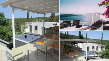 Minipiscina per casa di villeggiatura estiva
