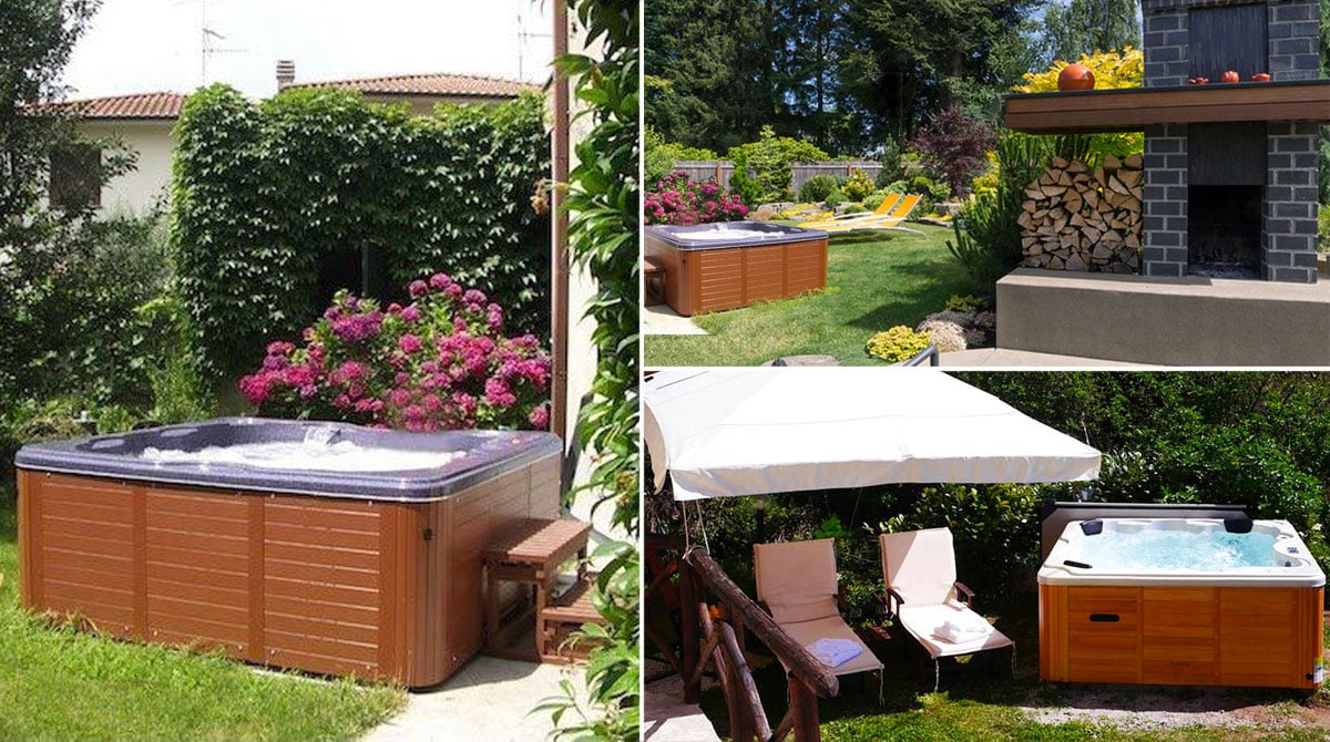 BL-801 minipiscina idromassaggio BBQ
